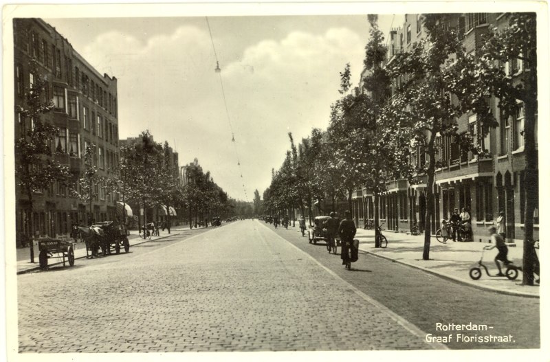 Richting Heemraadssingel, ± 1940